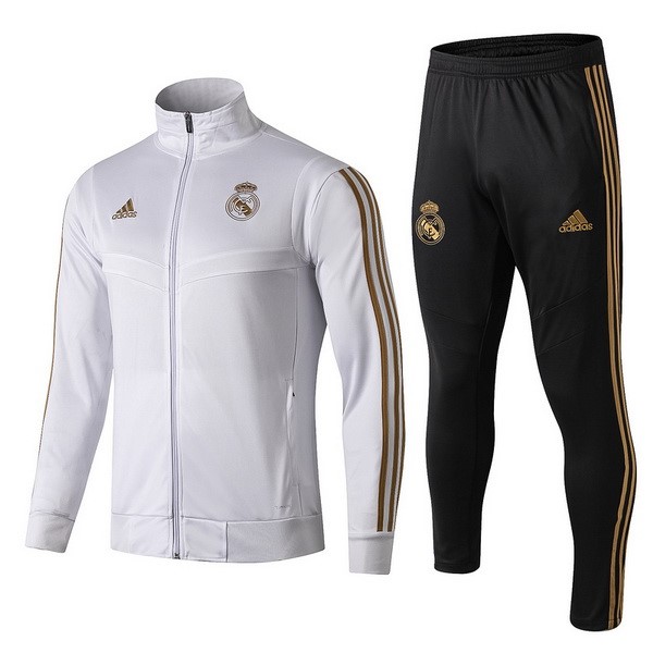 Chandal Niños Real Madrid 2019-2020 Blanco Amarillo